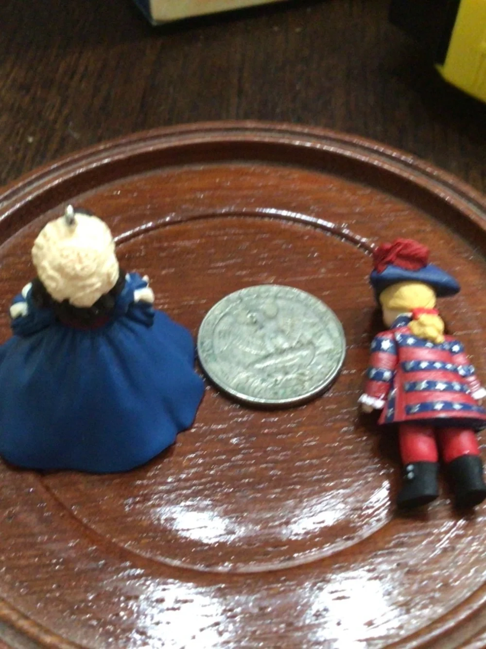 Vintage Hallmark Miniature Yankee Doodle & Celebrating America.Madame Alexander